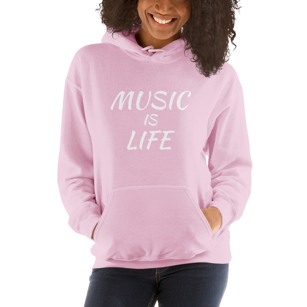 The Music is Life Hoodie – FIRST KINGS MERCHANDISE