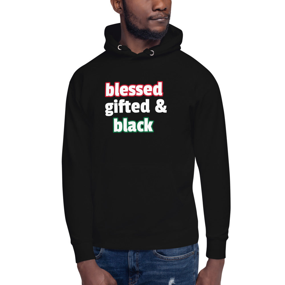 The Blessed Gifted & Black Hoodie